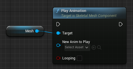 Play Animation blueprint node