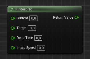 FInterp To blueprint node