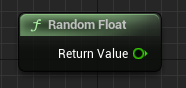 Random Float blueprint node