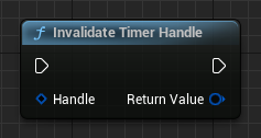 Invalidate Timer Handle blueprint node