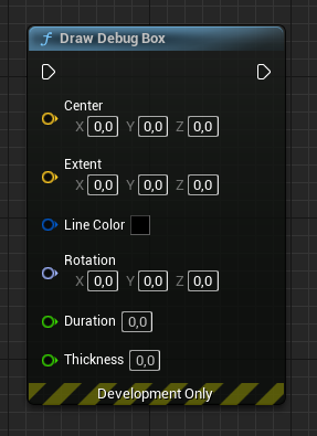Draw Debug Box blueprint node