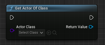 Get Actor Of Class blueprint node